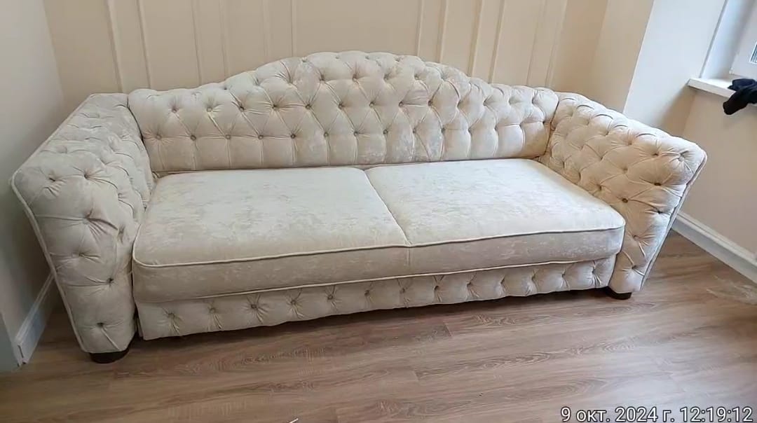 Замена обивки дивана на дому. Карабаново