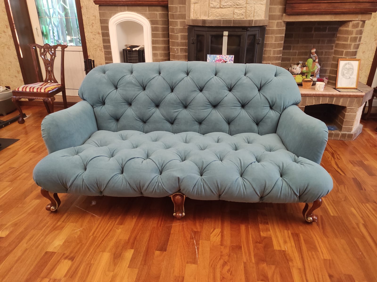 Обивка дивана. Карабаново